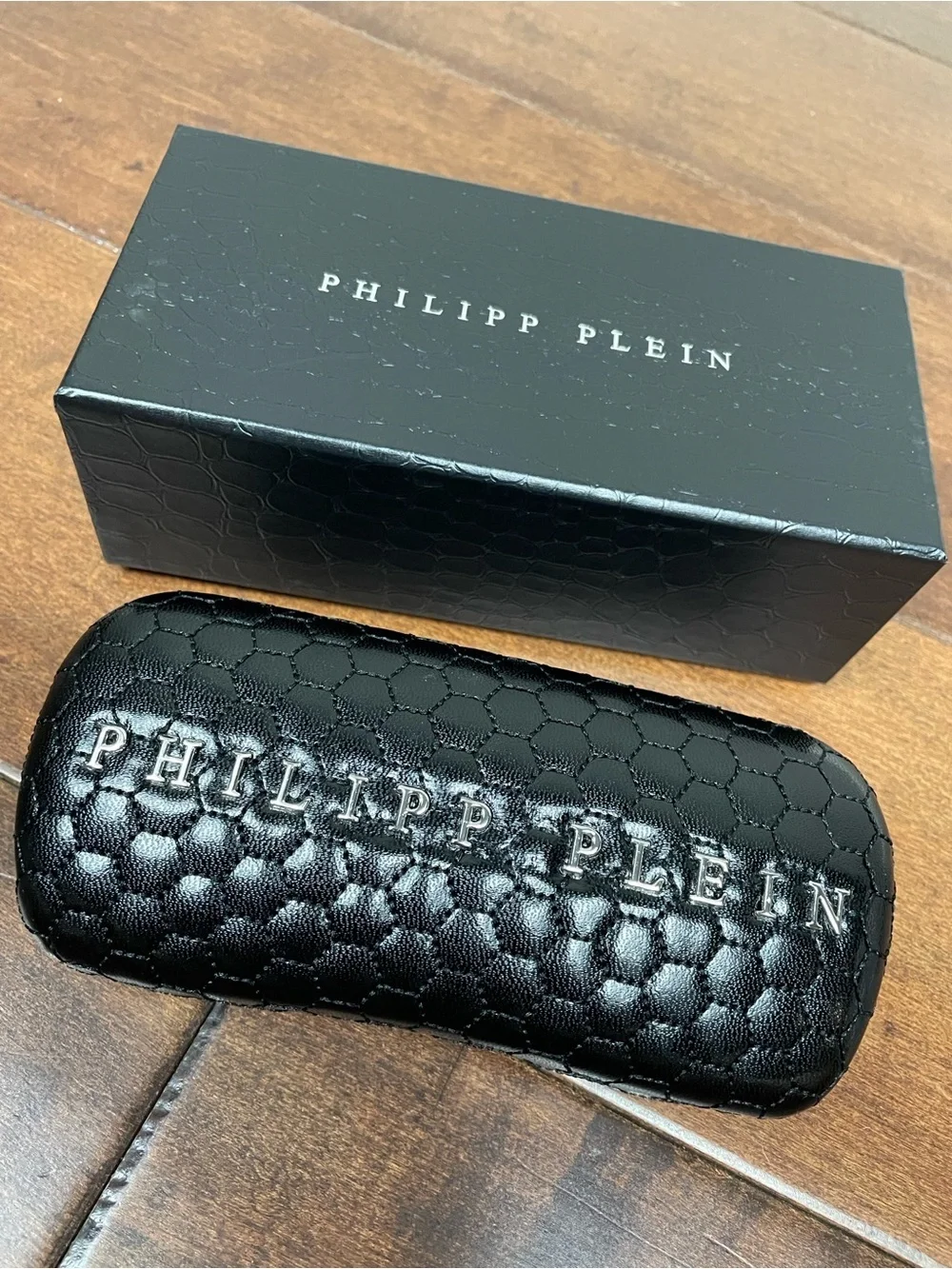 New Philipp Plein Square Gothic Plein Icon Square Sunglasses SPP042W